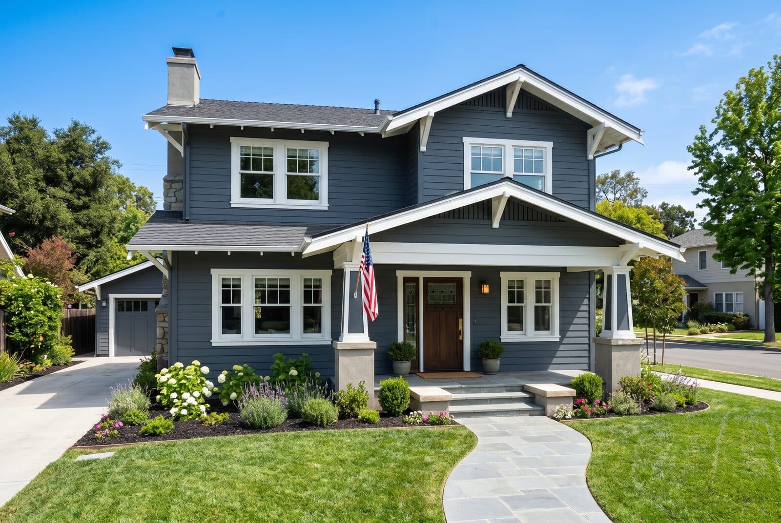 Exterior repaint, after ProFlow Painting